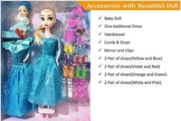 Fashion Doll with Shoes and Accessories - 7 cm x 28 cm